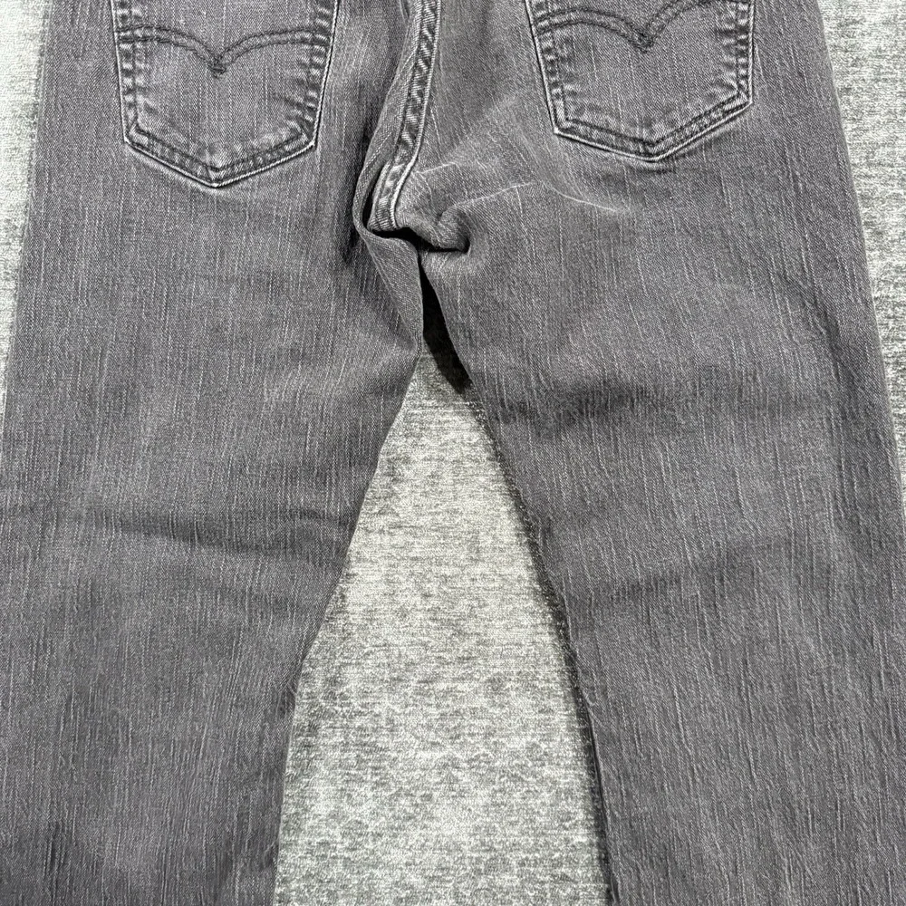 Levis 514 Straight Fit Jeans‎ Men's Size W29 L30 Black Denim Stretch Cotton